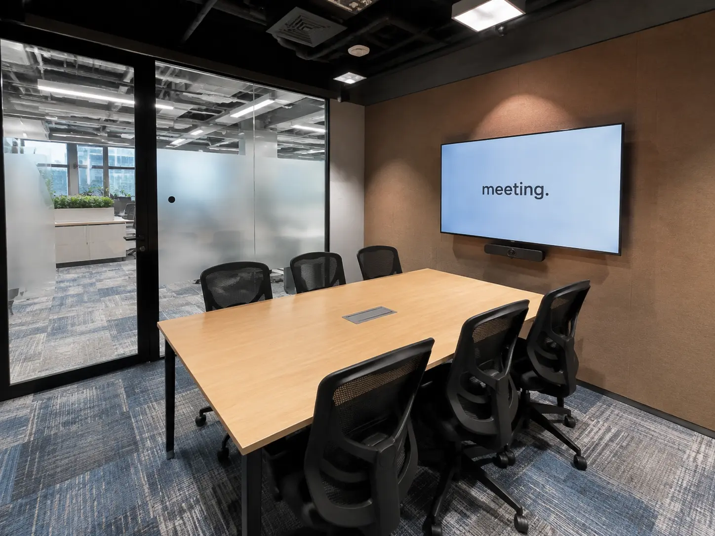 Small meeting room installation